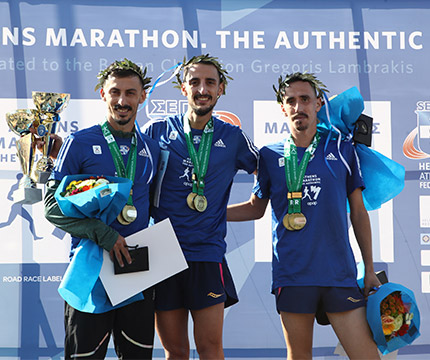 Κοσμήματα σχεδιασμένα για τους νικητές του 39ου Αυθεντικού Μαραθωνίου της Αθήνας