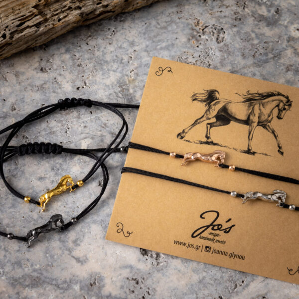 STERLING SILVER JUMPING HORSE BRACELET