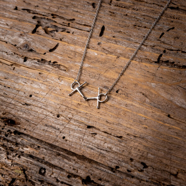 GOLD 14K FULL CHEEK BIT NECKLACE